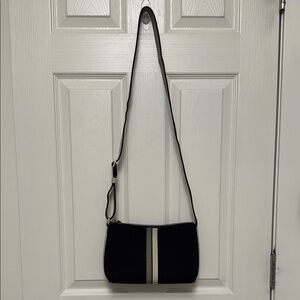 Rothy's Black Crossbody Bag with Adjustable Strap and Textured Finish